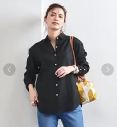UNITED ARROWS UBC リネン シャンブレー レギュラーカラーシャツのサムネイル