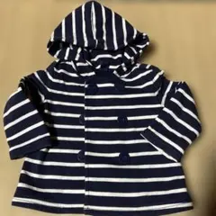 babyGap ストライプフード付きアウター 80cm