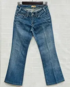 美品 y2k 00s YANUK ブーツカットデニム USA製 W25フレア