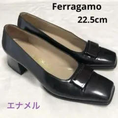 新品 フェラガモ パンプス　22.5〜23.0 フェラガモ パンプス 51/2D 22.5 23㎝ スエード ハイヒール - メルカリ