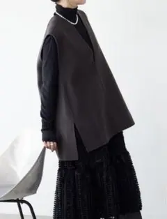 IENA イエナ ダブルフェイスデザインベスト 2022AW