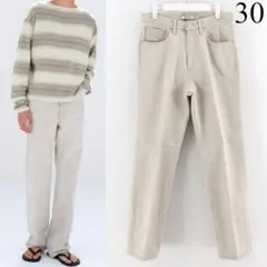 30 FADED HARD TWIST BROWN DENIM 5P PANTS - メルカリ
