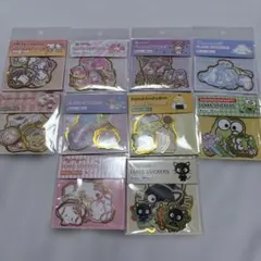 【新品】サンリオ フレークシール 10点セット
