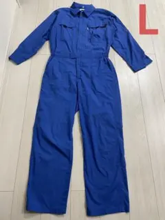 古着　WM BEST オーバーオール つなぎ　薄手　メッシュ　Lサイズ