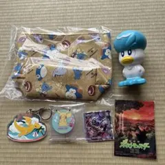 ポケモン 雑貨　まとめ売り　ポーチ　ストラップ　シール