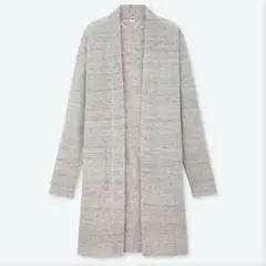 4347 UNIQLO ユニクロ　リネンブレンドロングカーディガン（長袖）　Ｌ