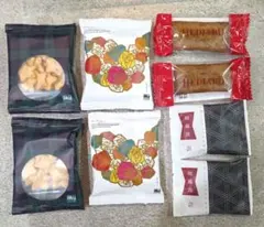お菓子(おせんべい 焼き菓子)8個のサムネイル