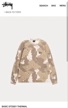 STUSSY BASIC STÜSSY THERMAL DESERT CAMOのサムネイル