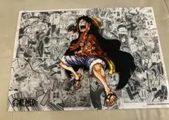 ワンピースカード ルフィ プレイマット ジャンプフェスタ 原作画