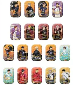 スクエア缶バッジ 横断幕 第一弾 第二弾 セット ハイキュー セブンネット限定