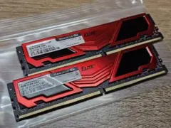 メモリー ELITE PLUS DDR4 3200MHz 8GB 2枚セット - メルカリ