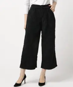 SPIGA コーデュロイワイドパンツ 黒