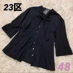 23区APPLAUDIR(アプロディール)オンワード樫山 ボウタイブラウス 48 