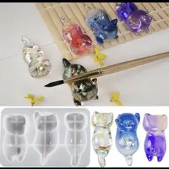 猫 シリコンモールド