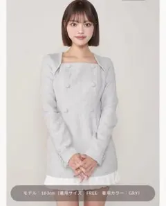 ダーリッチ プリーツドッキングツイードミニワンピース FL