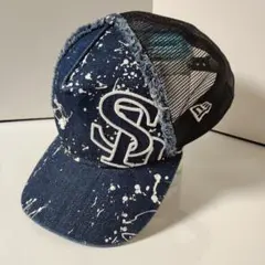 AZ1）New Era ソフトバンク スプラッシュペイントデニムのサムネイル