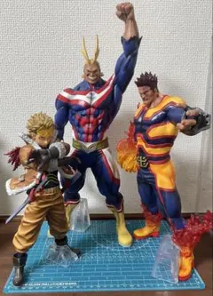 開封品 ヒロアカ 一番くじ オールマイト エンデヴァー ホークス フィギュア