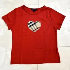 Burberry✨バーバリー　キッズ　赤のTシャツ　120A 子供服