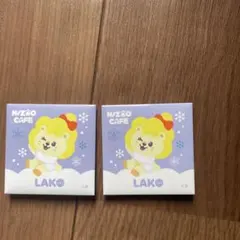 Nizooカフェランダムスクエア缶バッジLAKO