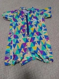 カラフル幾何学模様 ベビー水着