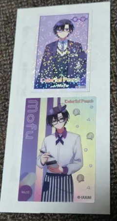 カラフルピーチ　もふ　カード、シール