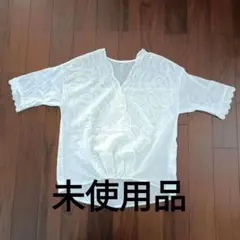 刺繍入りホワイトチュニック Mサイズ