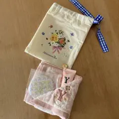 Afternoon Tea 花柄ハンカチ＆ミラー＆ハンドクリームセット