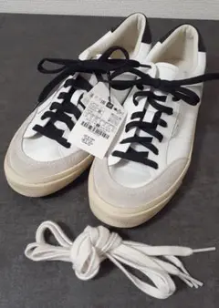新品 ZARA ザラ 43サイズ 白スニーカー シューズ ホワイトのサムネイル