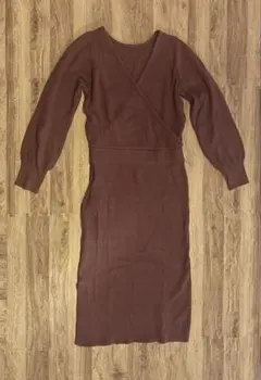 【Lily Brown】ニットワンピース