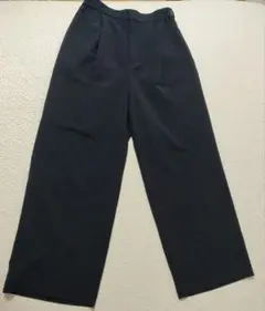 ネイビー ワイドパンツMサイズ