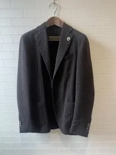 【美品17万】 LARDINI ラルディーニ ジャケット 46 ダークブラウンのサムネイル