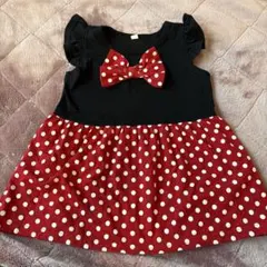 ミニーちゃん　ワンピース　ベビー服　90サイズ