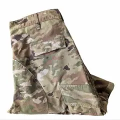 米軍実品 OCP迷彩/ACUコンバットパンツ/古着/L-L/W38L30/裾直有