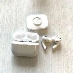 【ジャンク品】AirPod Pro本体 充電ケース・イヤーピース付き