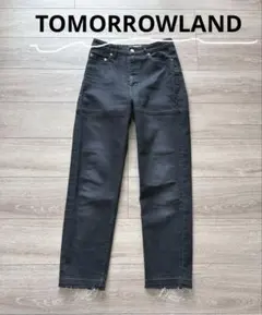 トゥモローランド TOMORROWLAND デニム　ブラック　デニムパンツ