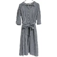 earth music&ecology チェックワンピース