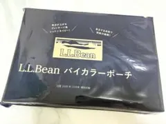 L.L.Bean バイカラー ポーチ レッド×ネイビーのサムネイル
