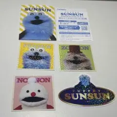 BANDAI PUPPET SUNSUN シール 4枚セット