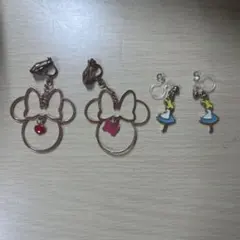 ミニーとアリスのイヤリングセット