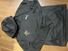 ロアッソ熊本✖️Puma フード付き黒長袖ウェアM