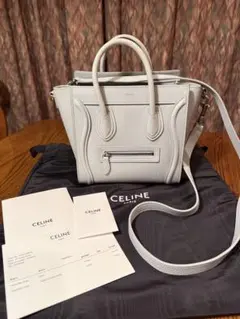 CELINE  ラゲージ ナノ 楽天市場】セリーヌ CELINE ナノ ラゲージ 189243AQ2 カーフスキン