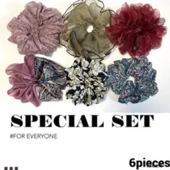 《特価》秋冬シュシュ6点スペシャルセット