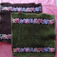 フェイラータオル ハンカチ花柄 2枚セット③