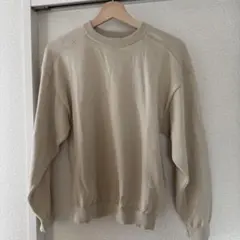 ユニクロ　UNIQLO ニット　イエローベージュ