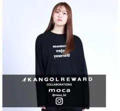 【完全受注生産】moca×KANGOL REWARD コラボ長袖Tシャツ