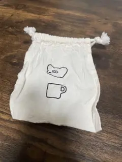 イラスト付き布製ポーチ