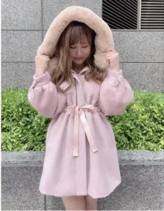 evelyn リボンビットコート ピンク 2025年最新】evelyn コート ピンクの人気アイテム - メルカリ