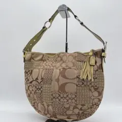 COACH コーチ トートバッグ シグネチャー ワンショルダー パッチワーク