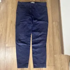 GAP ネイビー　スリムクロップドパンツ　ストレッチ