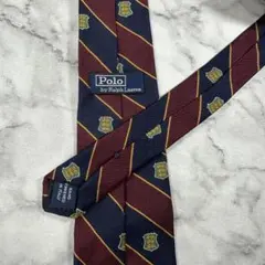 POLO by Ralph Lauren キッズネクタイ　ネイビー　バーガンディ